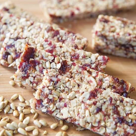 Sunflower Cranberry Bars