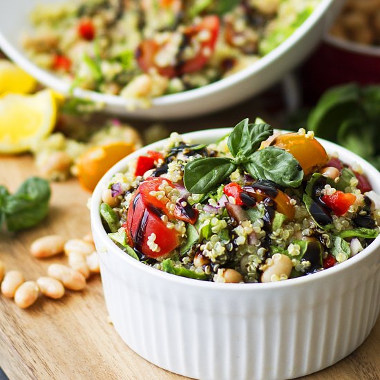 Tuscan White Bean and Quinoa Salad