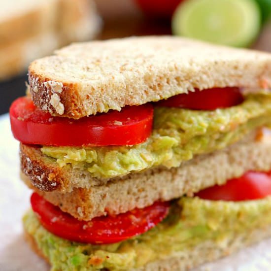 Chickpea and Avocado Sandwich