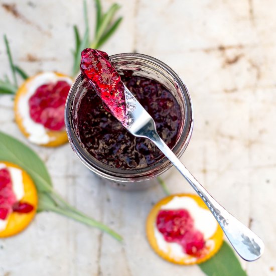 Herb Wine Jelly With Black Pepper