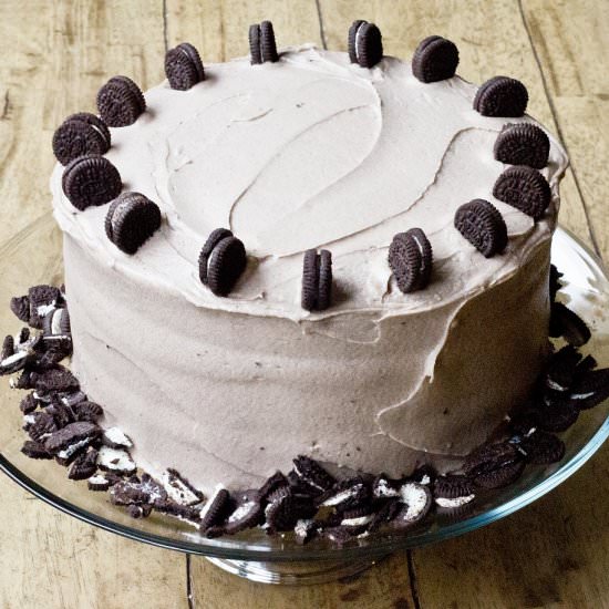 3-Layer Cookies ‘n Cream Cake