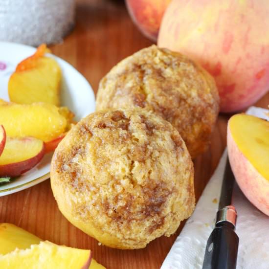 Peaches and Cream Muffins