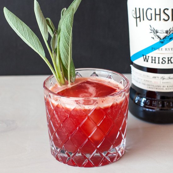 Beet-n Rye Cocktail