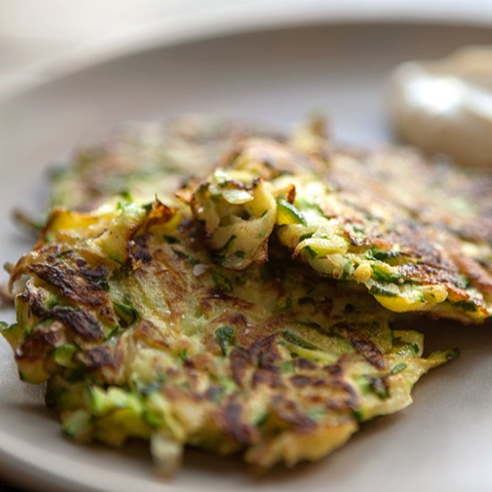 Crispy Zucchini Pancakes