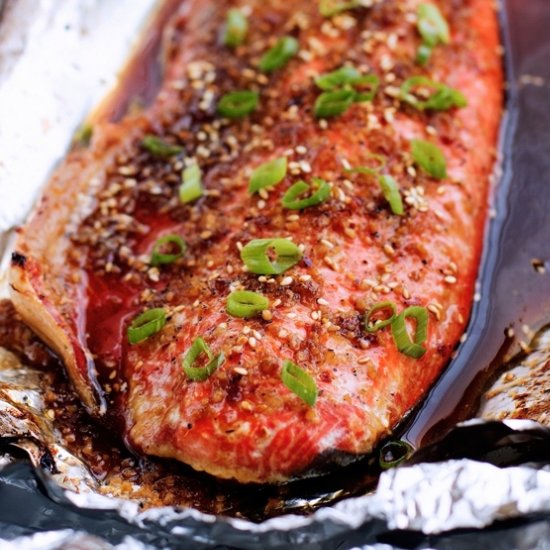 Sesame Ginger Baked Salmon