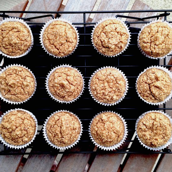 Pear spice muffins