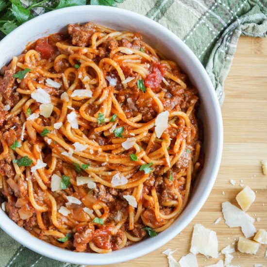 One Pot Spaghetti