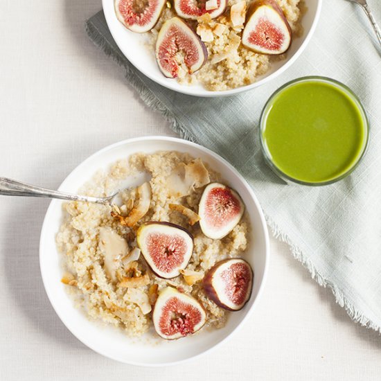 Maple Vanilla Quinoa Porridge