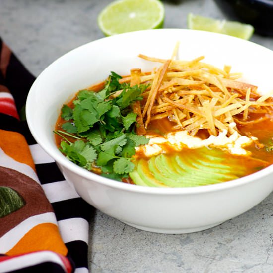 Chipotle Black Bean Tortilla Soup