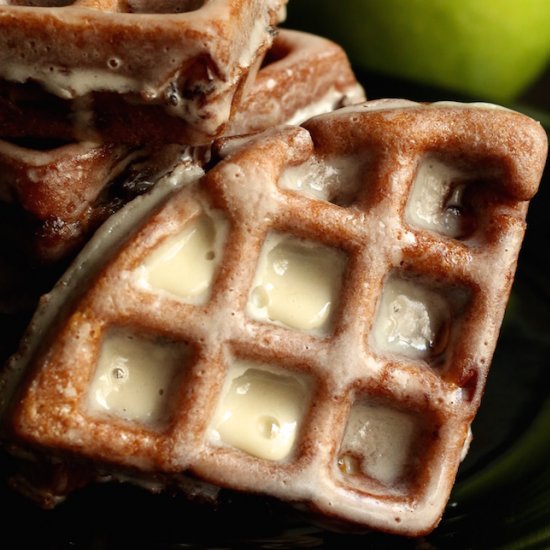 Apple Fritter Waffle Donuts