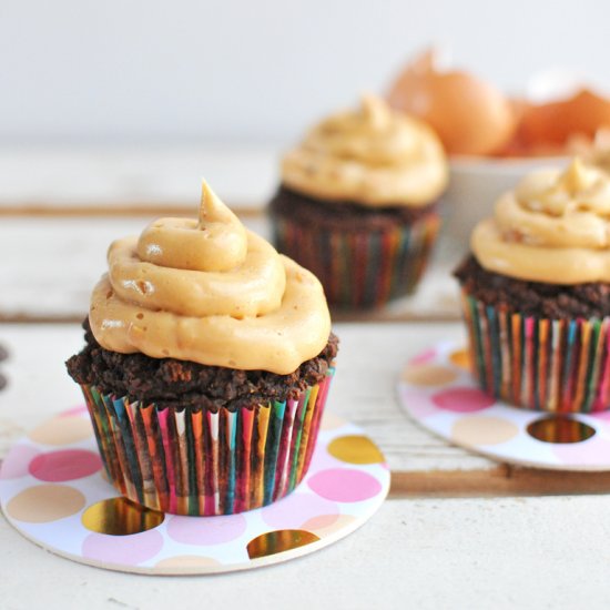 Grain-Free Triple Chocolate Cupcake