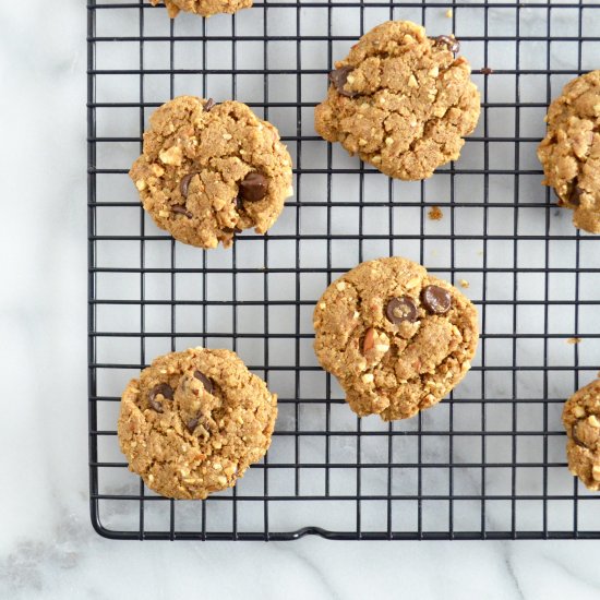 Chocolate Almond Butter Cookies