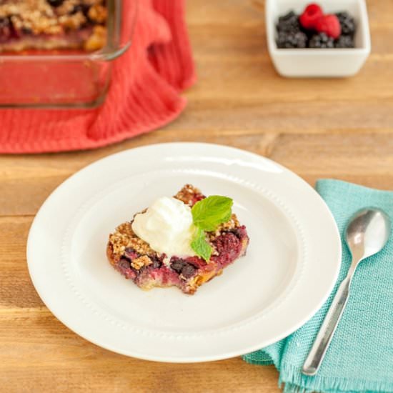 Berry Pie Crumble Squares