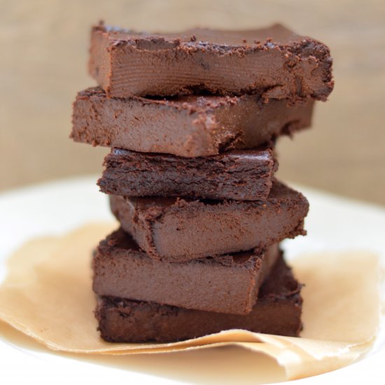 Chocolate Fudge Aubergine Brownies