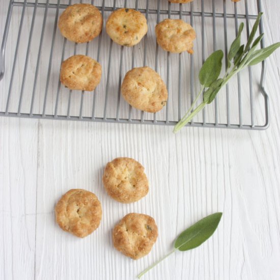 Crispy Biscuits with Sage