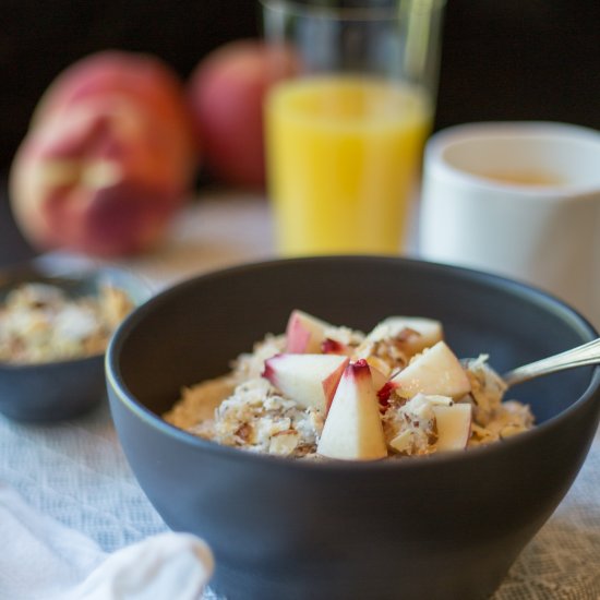 Muesli with Peaches and Almonds