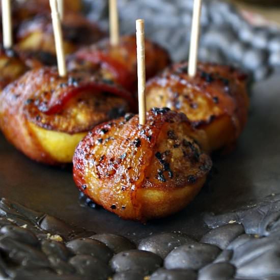 Bacon Wrapped Jalapeno Corn Muffins