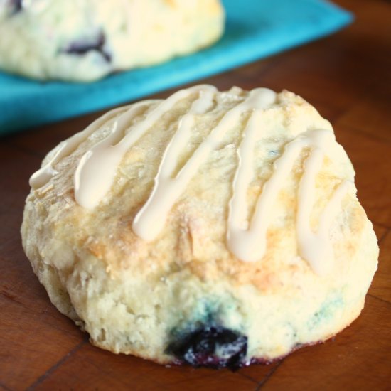 The Best Blueberry Biscuits