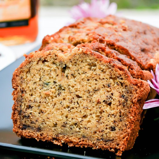 Brown Butter Banana Rum Bread