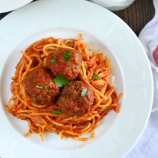 Gluten Free Italian Meatballs