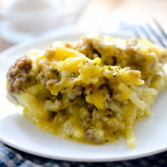 Sausage Hash Brown Casserole