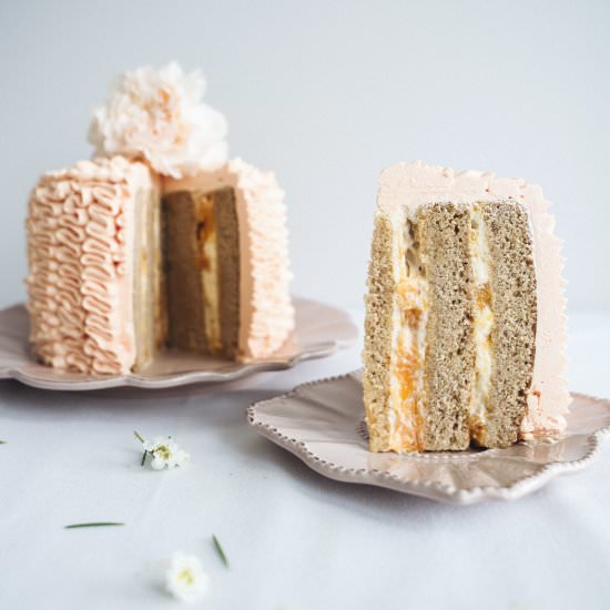 Peaches & Cream Cake