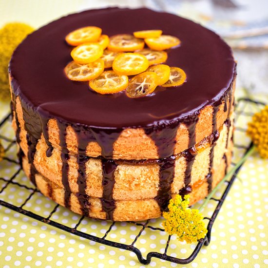 Chocolate and Orange Layer Cake