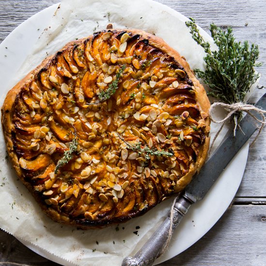 Apricot & Lemon Thyme Tart