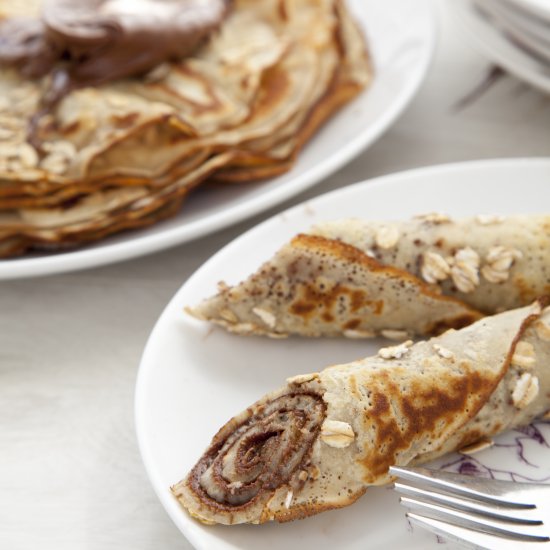 Gluten-free Oaty Crêpes