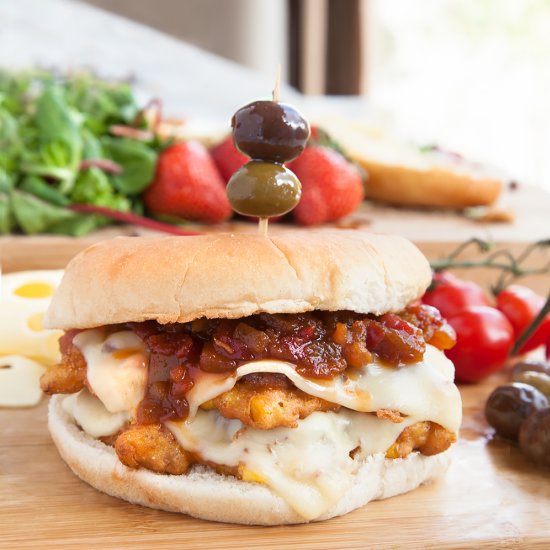 Chilli Sweetcorn Burger