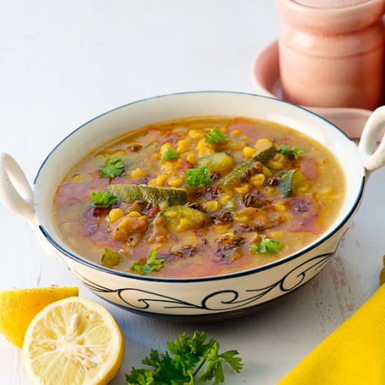 Zucchini and Chana Dal