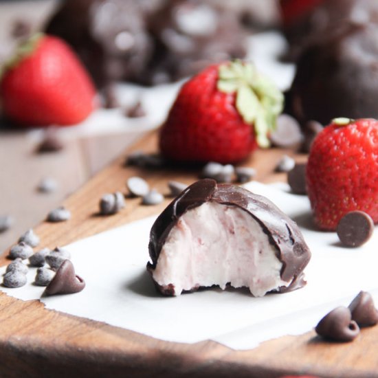 Strawberry Cream Cheese Truffles