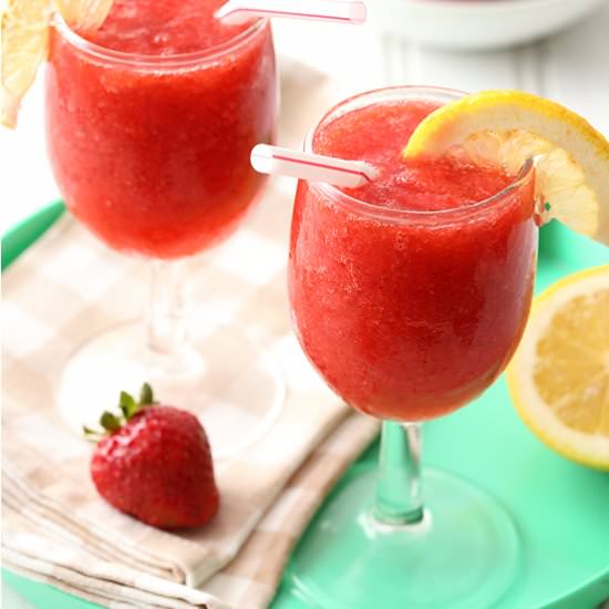 Strawberry Wine Spritzer Slush