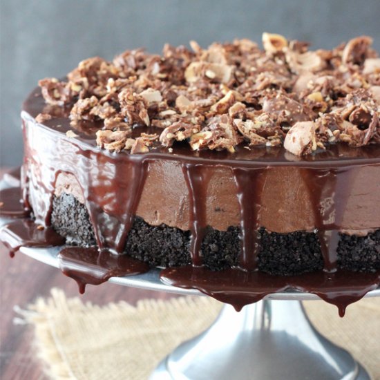 No Bake Nutella Cheesecake