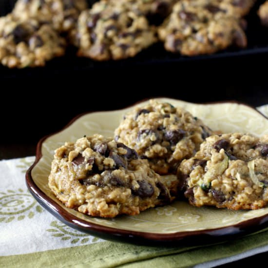 Zucchini Chocolate Chip Cookies