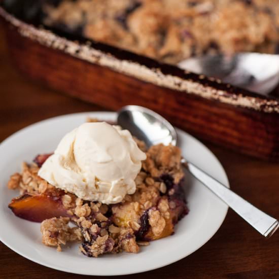 Blueberry Peach Crisp