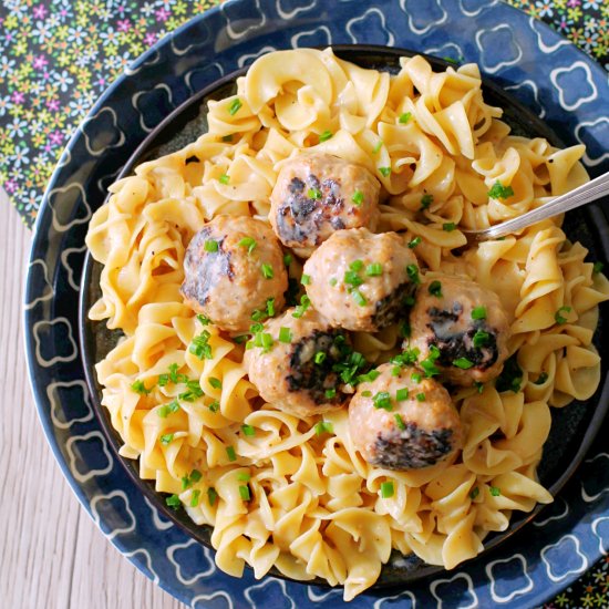 Pork Apple Meatballs