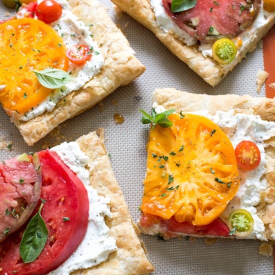 Heirloom Tomato Ricotta Tart