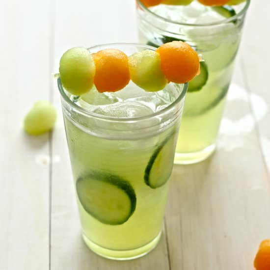 Cucumber Honeydew Cocktail