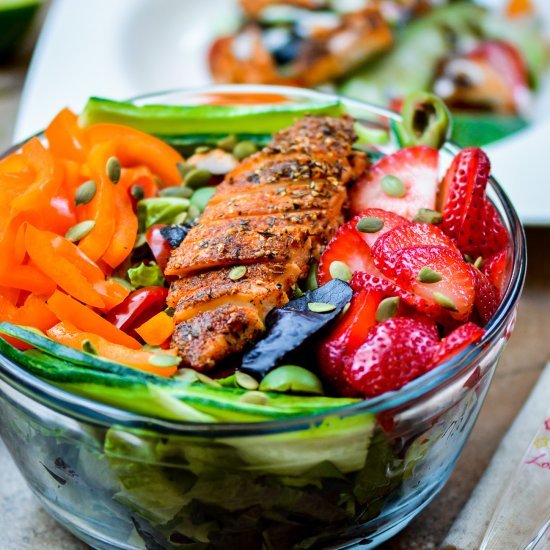 Blackened Chicken Chopped Salad