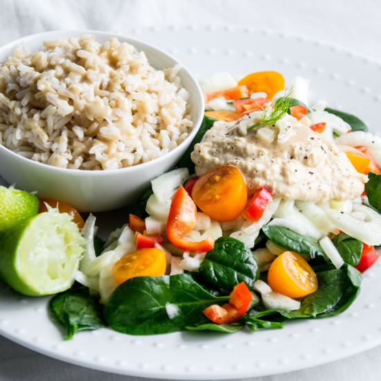 Fennel and Brown Rice Salad