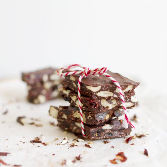 Dark Chocolate Nut Bars