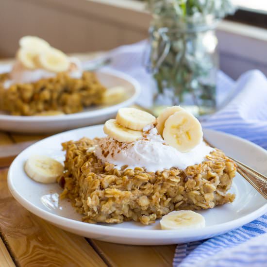 Peanut Butter & Banana Oatmeal