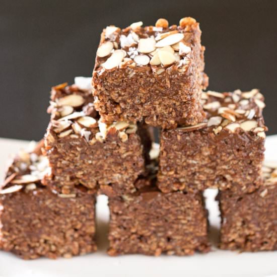 Chocolatey Hippie Crispy Treats