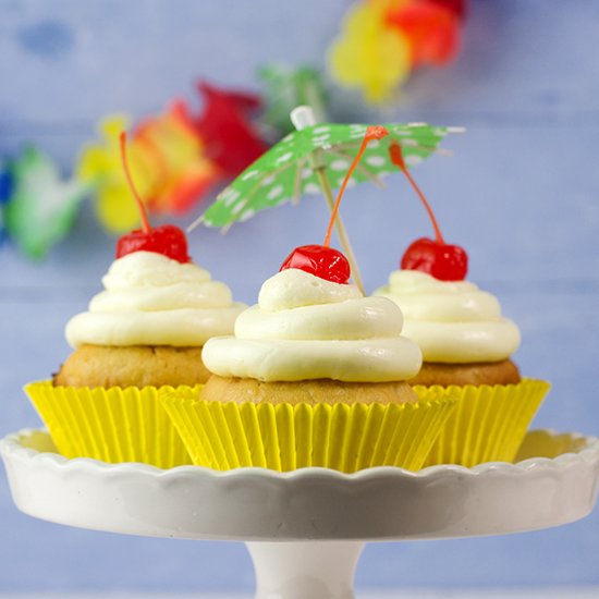 Pina Colada cupcakes