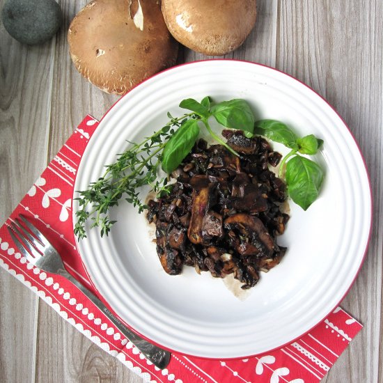 Balsamic Portobello Mushrooms