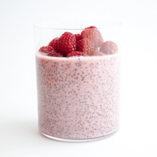 Raspberry Chia Pudding