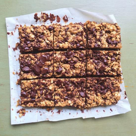 Healthy-ish Cookie Bars