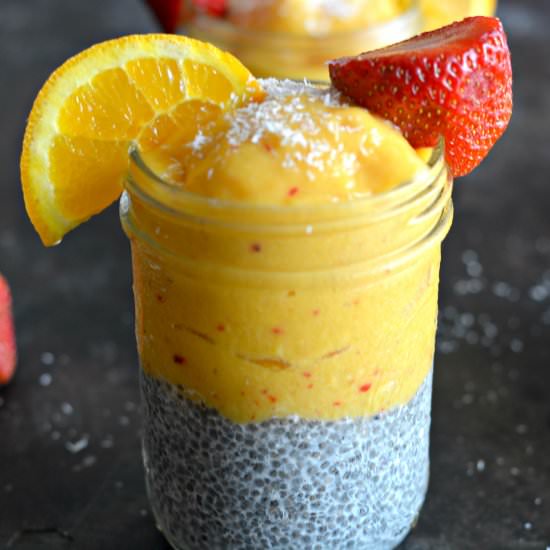 Mango Smoothie Chia Pudding