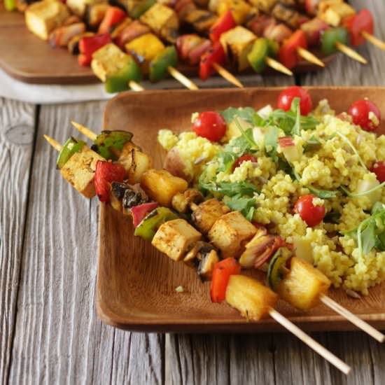 Veggie Grilled Skewers